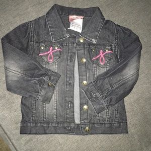 Baby juicy couture black denim jacket